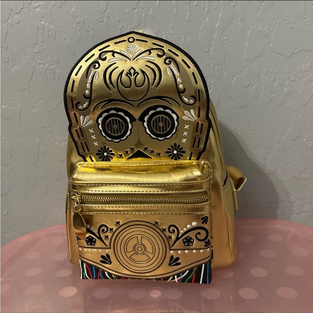 Loungefly Star Wars Day of the Dead C-3PO Backpack